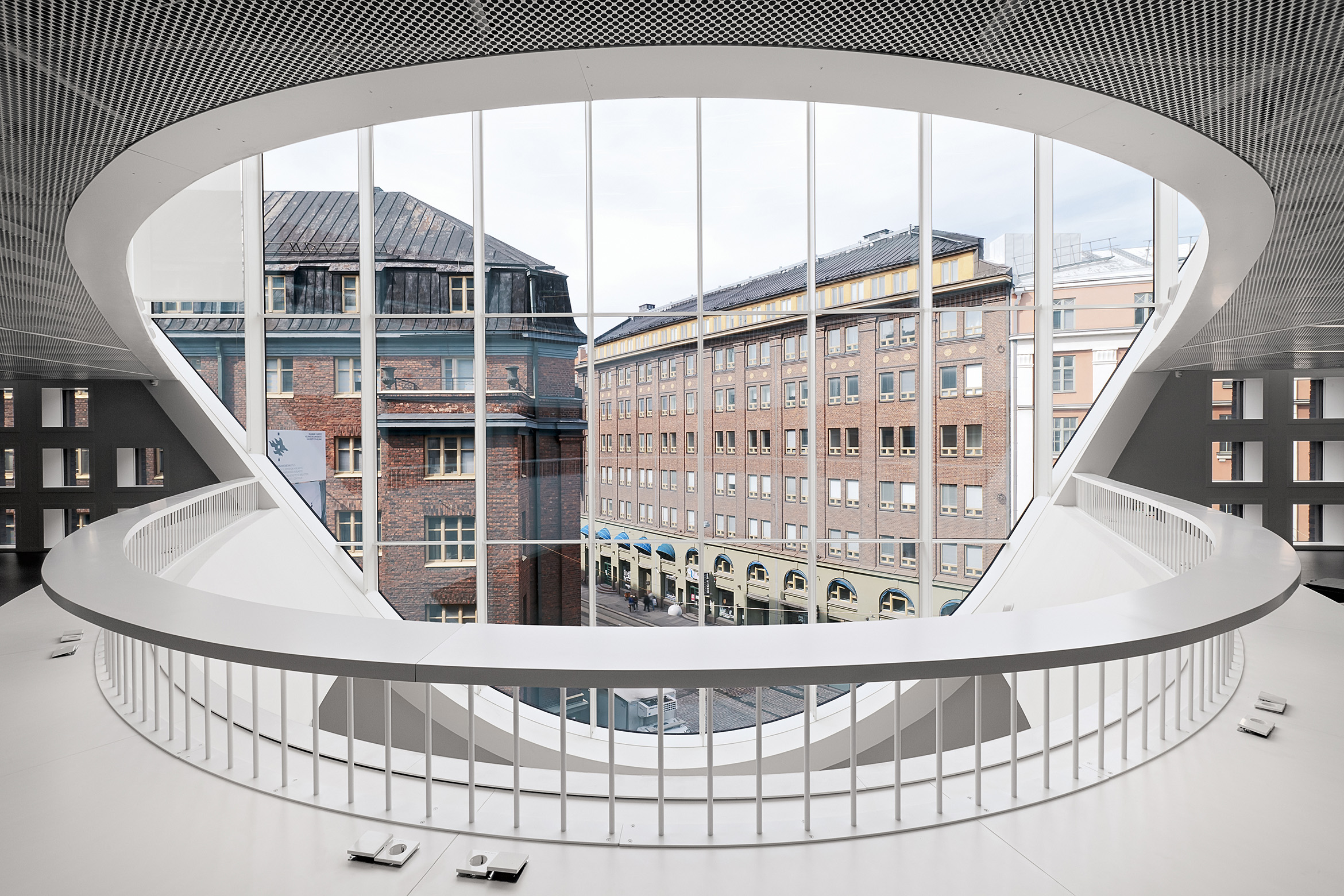 Helsinki University City Centre Campus Library in Finland by AOA architects.